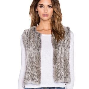 525  America Rabbit Fur Vest